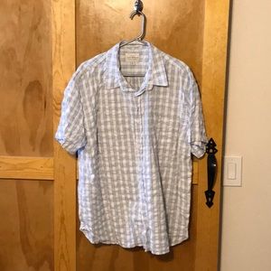 *EUC* Men’s Lucky Brand XXL (XL actual) Short-Sleeve Button-Down